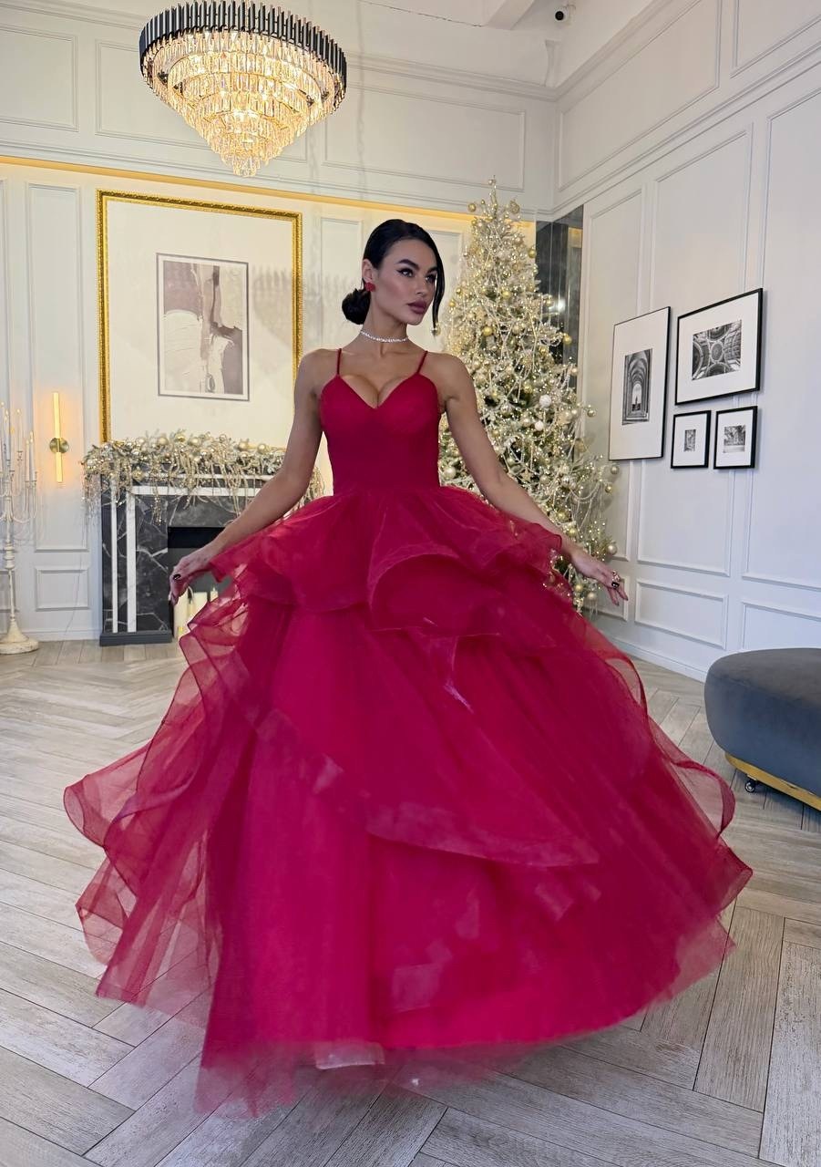 бальное платье,платье для выпускного вечера,красное бальное платье пышное,вечернее платье красное,красное свадебное платье