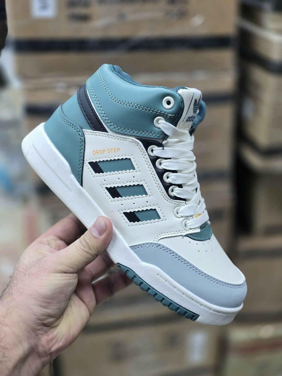 крос adidas drop step выс бел чер зим 2102-5,кроссовки и кеды adidas drop step выс бел чер зим,женские зимние кроссовки d-sh-r,крос adidas drop step выс бел чер зим,кроссовки зимние adidas