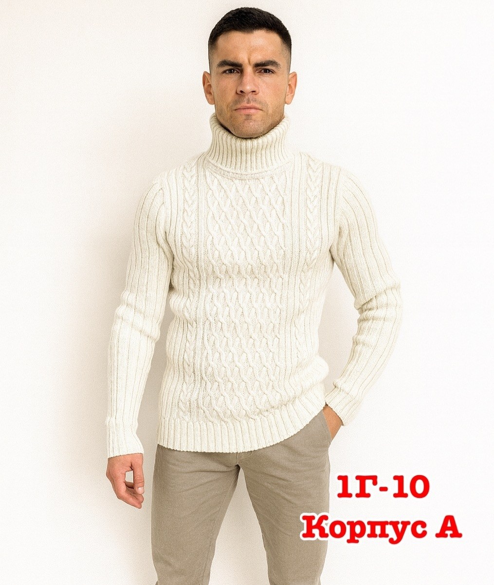 свитер-водолазка с горлом шерстяной вязаный plover,мужские вязаные свитера,свитер cinoptik мужская коллекция,свитер с горлом,свитер с воротником