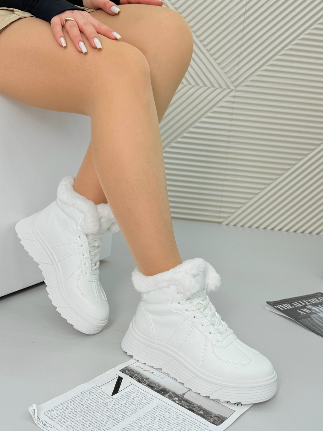 женские зимние кроссовки,,зимние кроссовки женские белые высокие,кроссовки женские зимние белые dim&art shop,кроссовки зимние