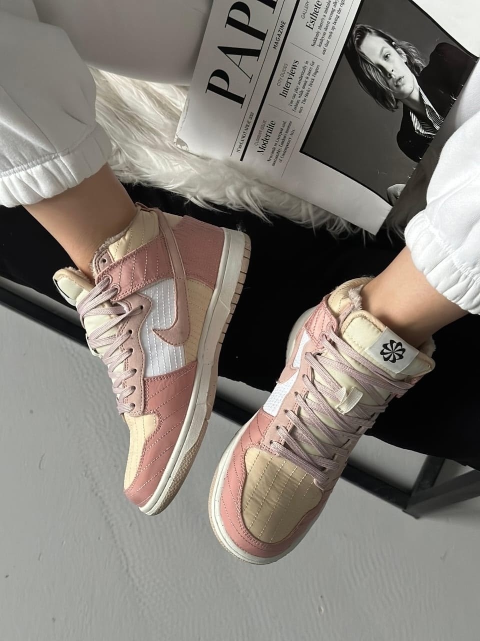 женские кроссовки nike dunk high,nike dunk high toasty summit white,,кроссовки,кроссовки nike dunk