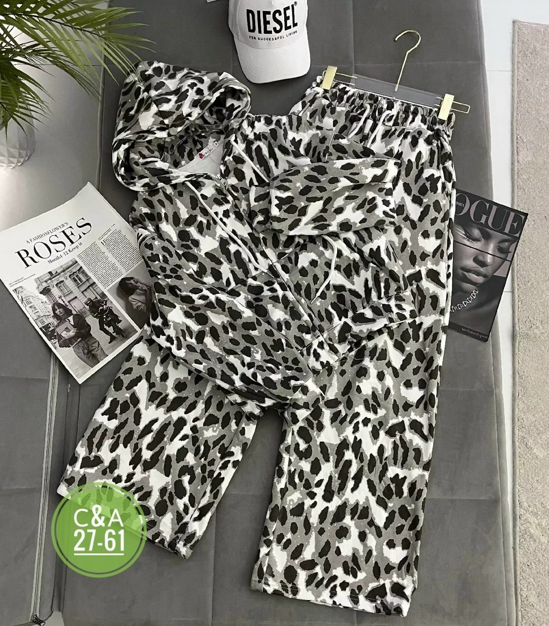 спортивный костюм женский теплый брючный осенний леопардовый majiko,спортивный костюм женский теплый леопардовый majiko,костюм брючный леопардовый принт karim benjama,спортивный костюм теплый леопардо