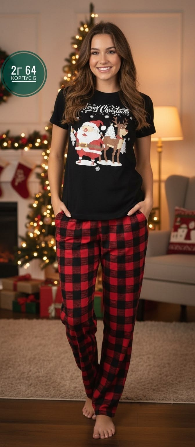 пижама рождество мужская,комплект домашний мужской моя пижама клаус папа красный 50 ru,пижама мужская клаус папа,новогодняя пижама со штанами в клетку family look,пижама мужская новогодняя суперстар-2