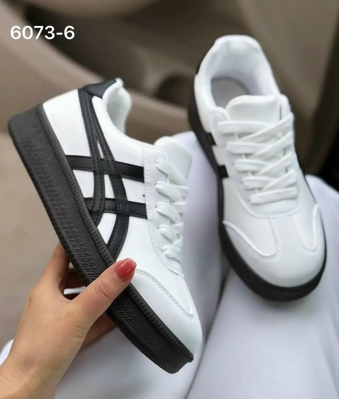 кроссовки asics,,женские кроссовки,кеды мужские asics classic ct black/white, спортивная