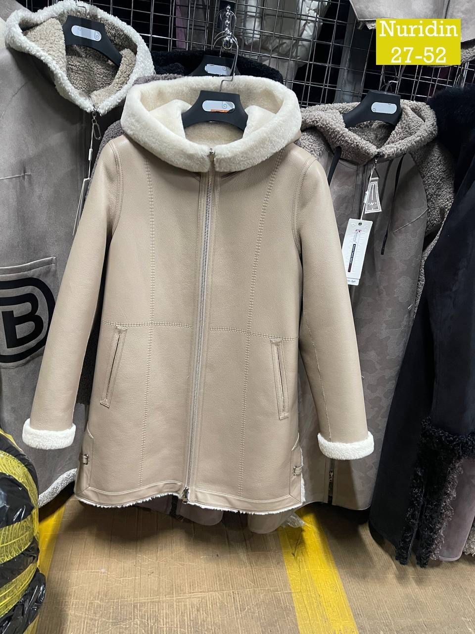 зимняя дубленка двухсторонняя almita 271842965,дубленка женская каляев 69958 серая 54 ru,дубленка женская,дубленка двусторонняя,дублёнка женская зимняя