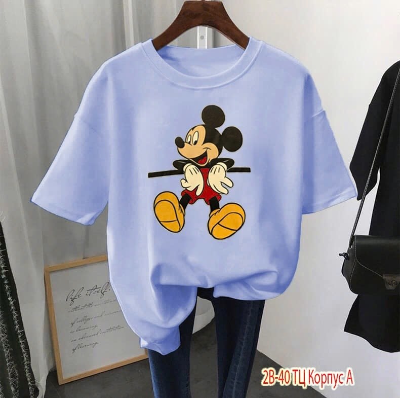 футболка оверсайз женская микки маус,футболка оверсайз,футболка оверсайз женская,футболка женская,футболки и топы