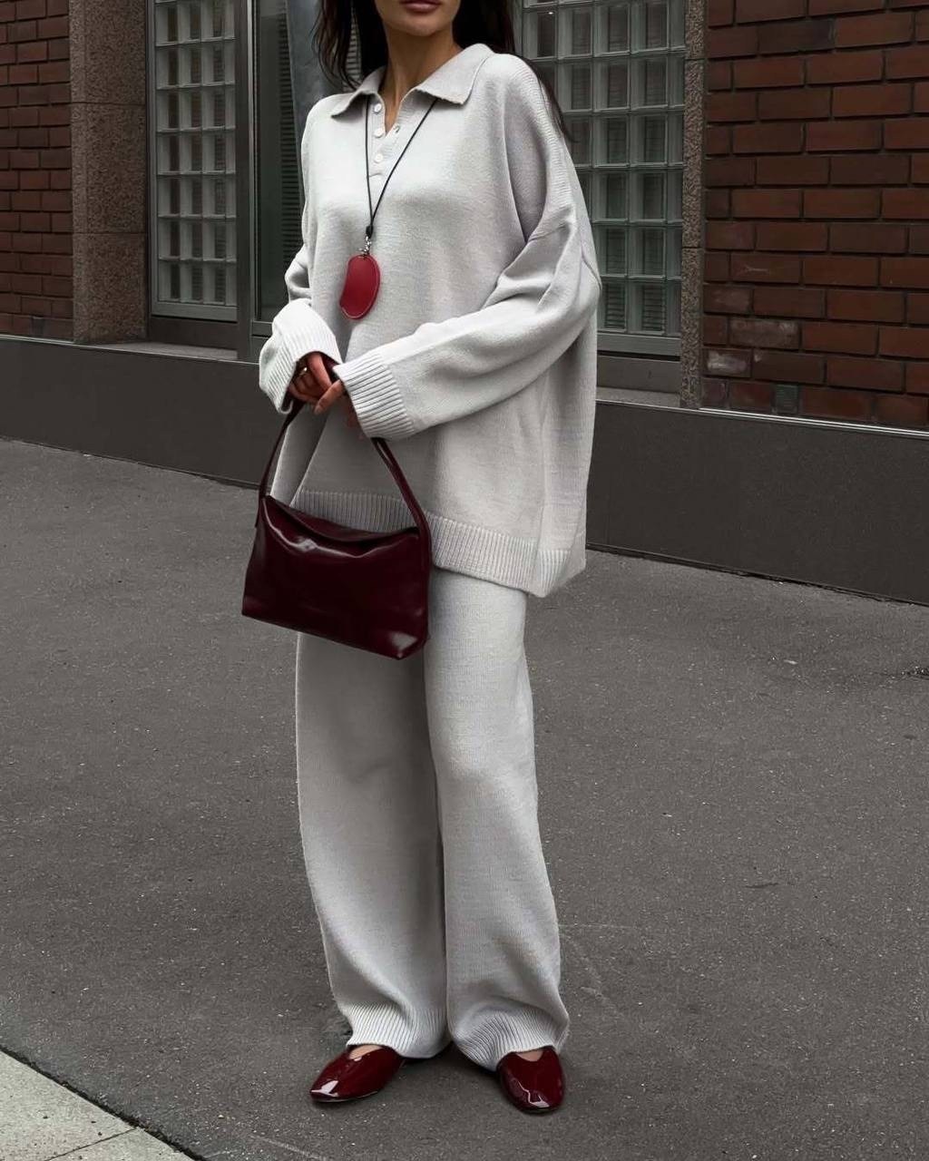 трикотажные костюмы,вязаный женский костюм свитер и брюки,костюм вязаный,костюм вязаный со штанами,вязаный женский костюм