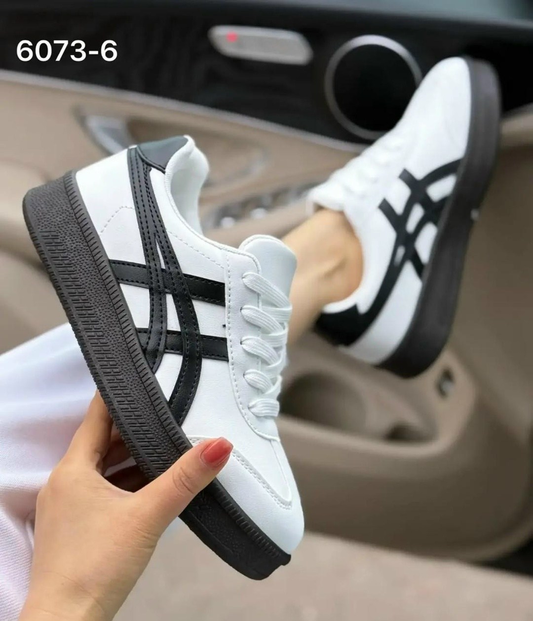 кроссовки asics,,женские кроссовки,кеды мужские asics classic ct black/white, спортивная