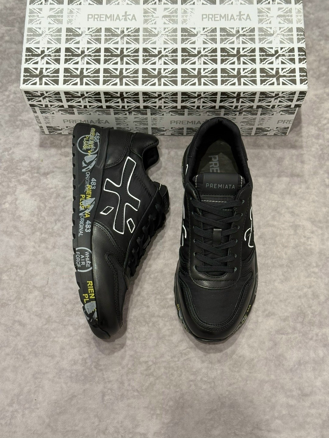 кроссовки premiata мужские,мужские кроссовки premiata a68984 черные,кроссовки premiata кожаные черные,кроссовки premiata,premiata кожаные кроссовки mick black