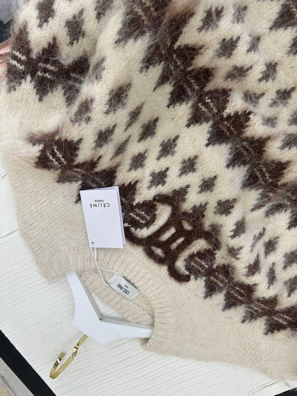 свитер celine,вязаный свитер,женский свитер,модные свитера,свитер chanel