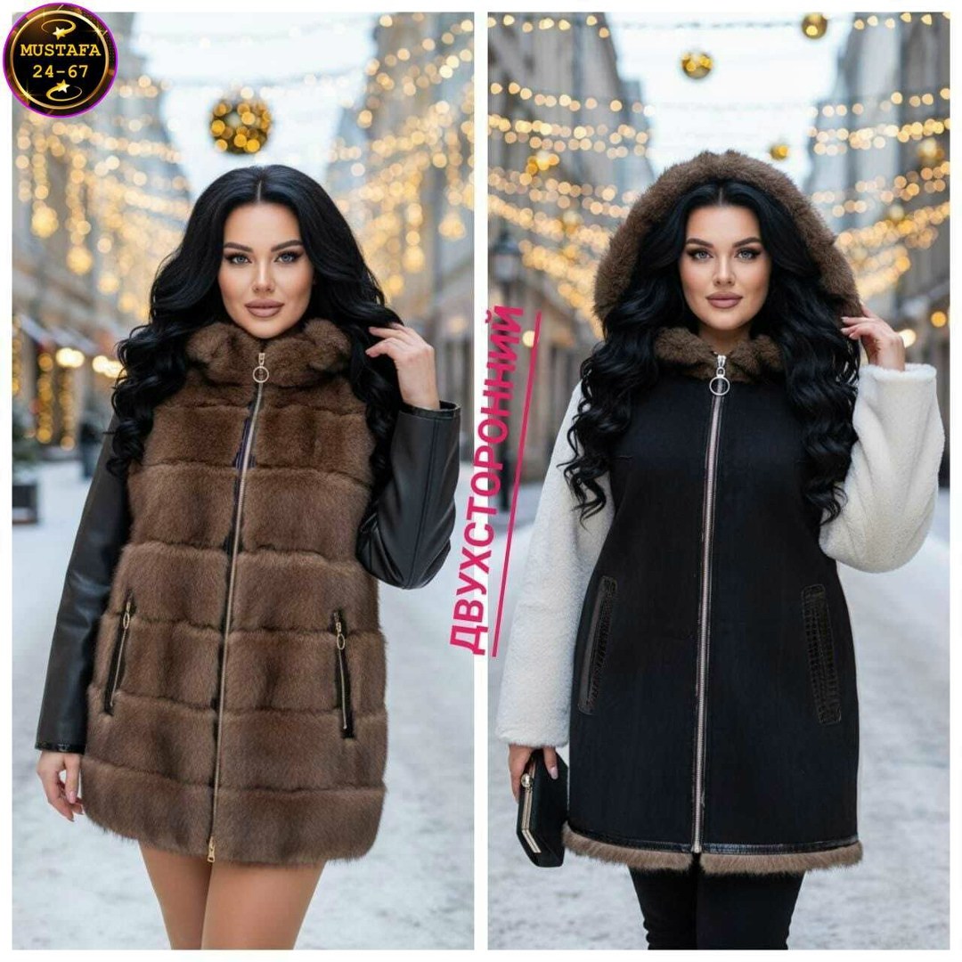дубленка женская,дубленка двухсторонняя,двусторонние женские дублёнки,дубленка женская из натурального меха овчины крашенный капюшон,дубленка двусторонняя