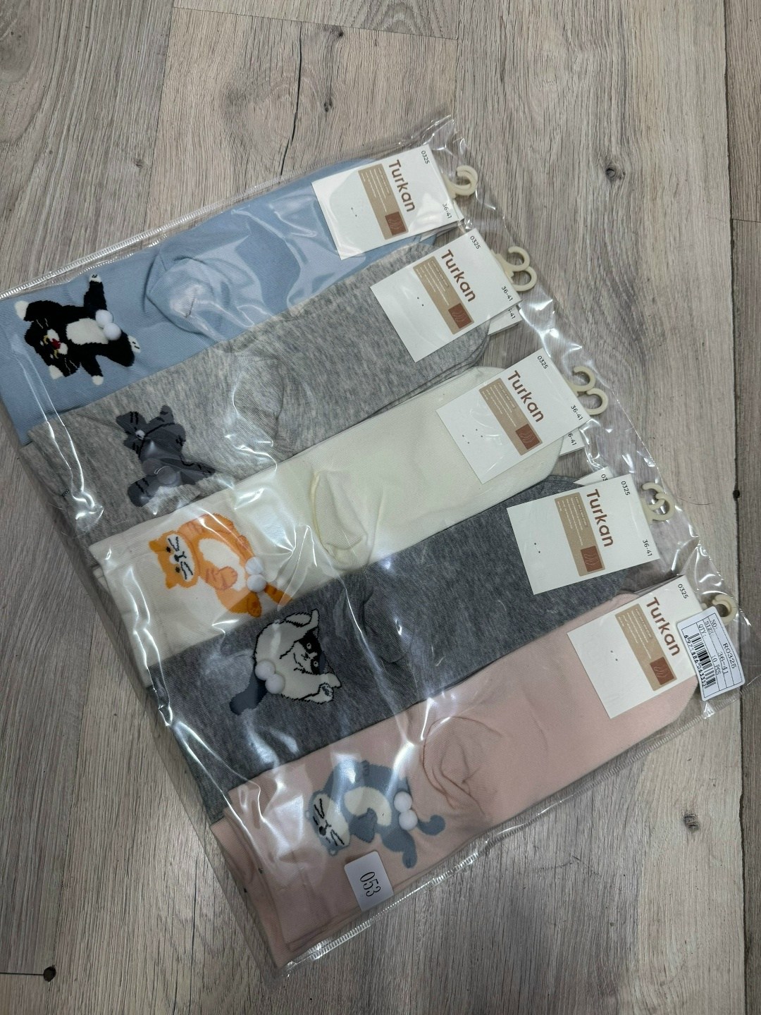 носки хлопок ассорти с принтом отличного качества turkan 6944,turkan носки хлопковые набор 5 пар,носки turkan,женские хлопковые носки,носки женские turkan