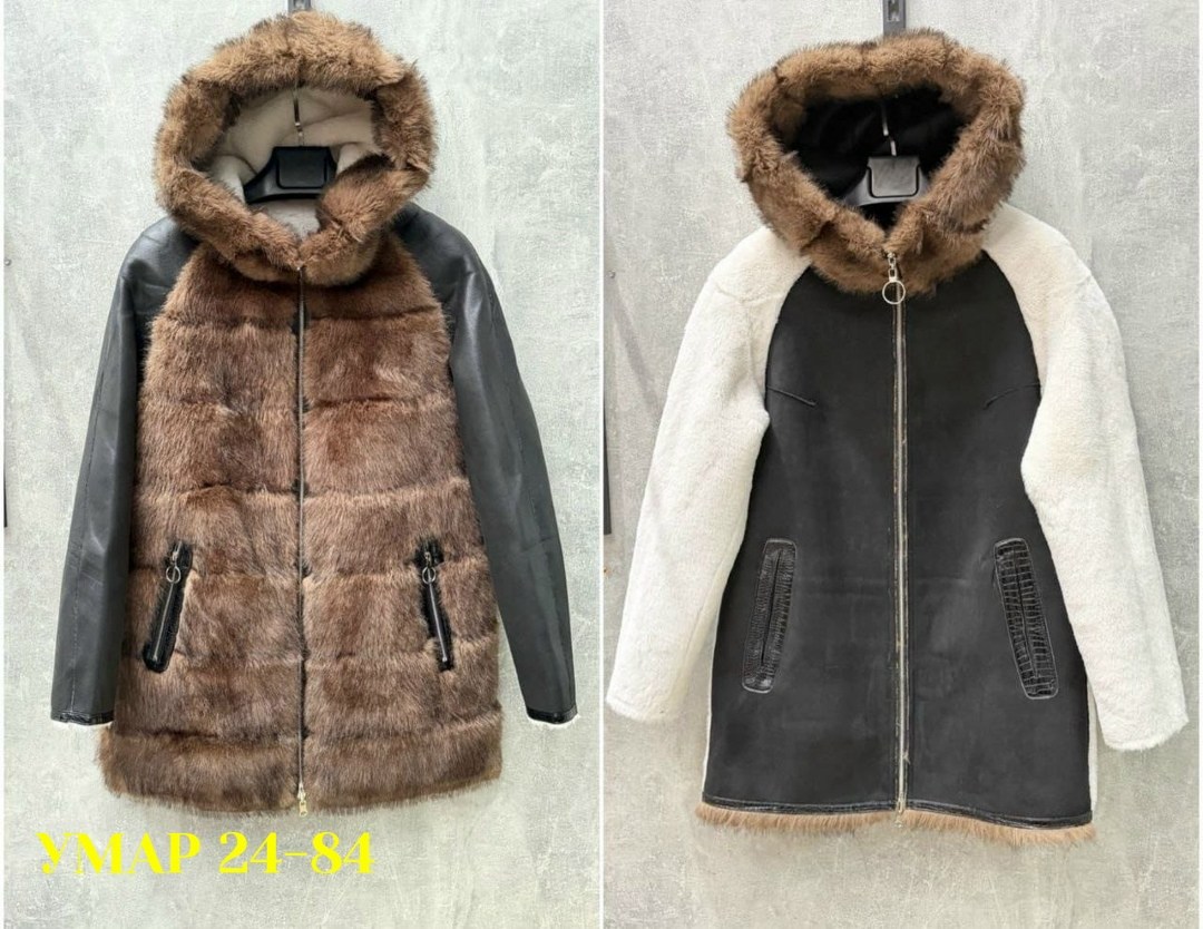 комбинированная дубленка,женская дубленка,женские замшевые дубленки,дублёнка из комбинированного элитного меха,дубленка женская с капюшоном