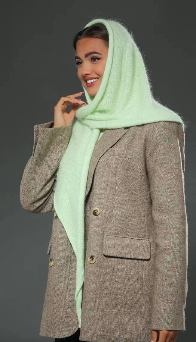 косынка из ангоры,шарф женские,мусульманские шарфы,шарф шарфы,платки шарф