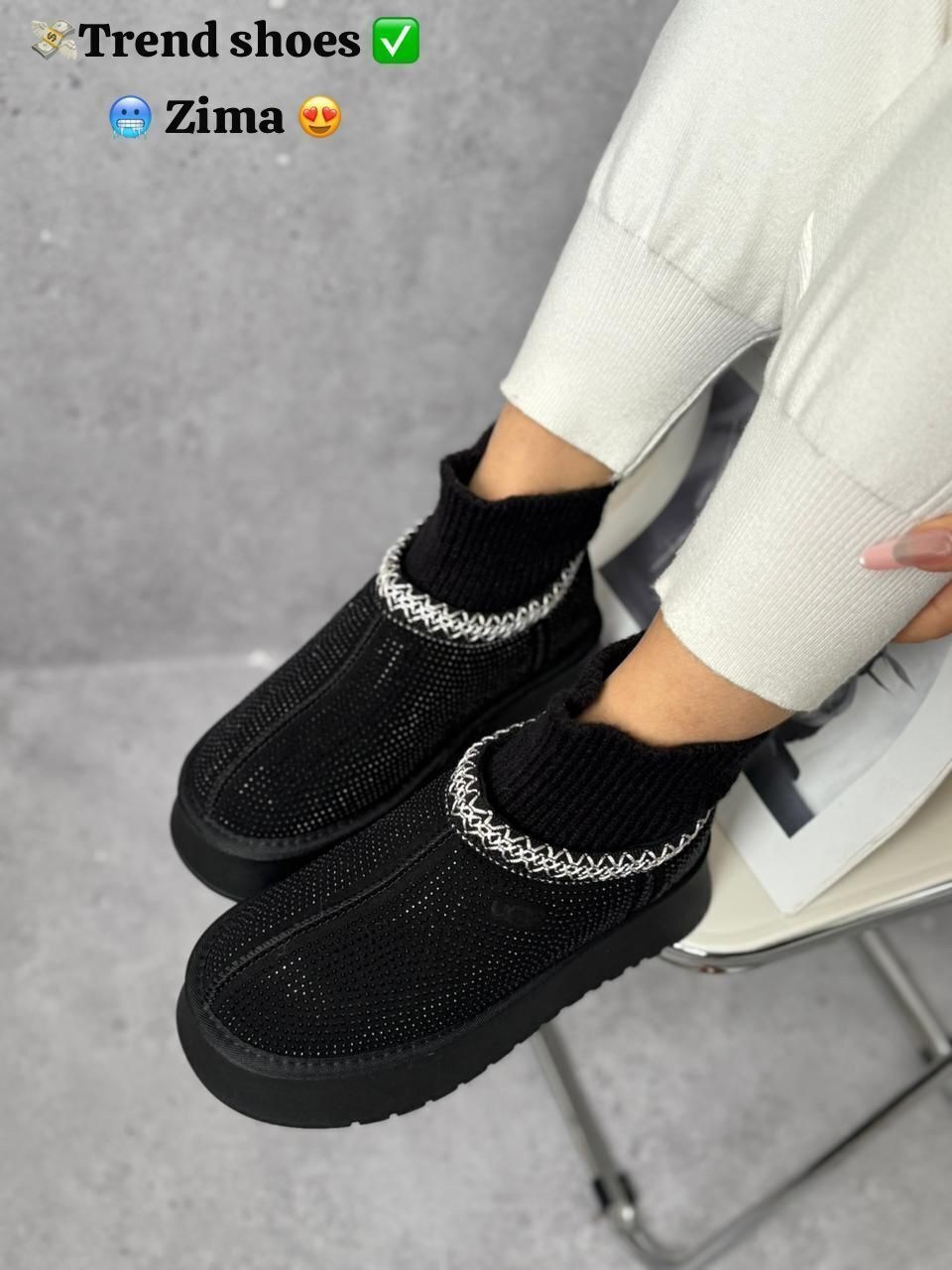 угги женские,,угги зимние на платформе, женская,угги