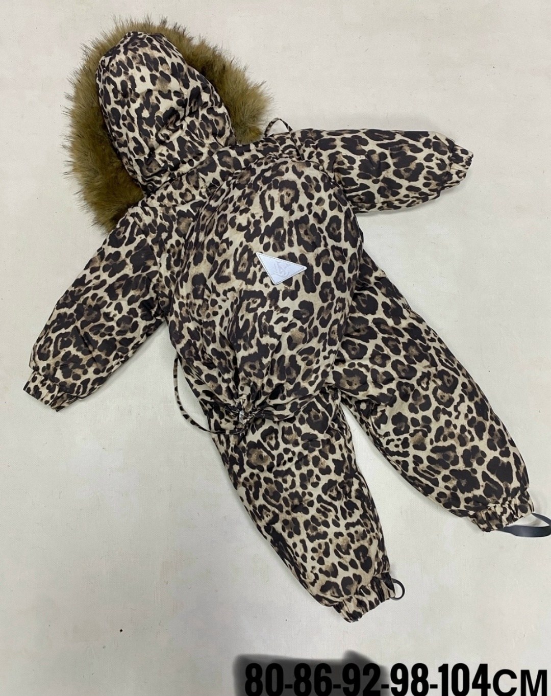 комбинезон зимний,комбинезоны зима,зимний леопардовый комбинезон для девочки d123,детский зимний комбинезон,комбинезон зима 2025