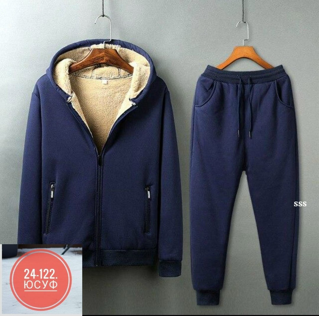 кашемировый спортивный костюм мужской,теплый спортивный костюм,мужской кашемировый комплект из 2 предметов толстовка с капюшоном и штаны зима 2025,мужской зимний плюшевый кашемир повседневный комплект