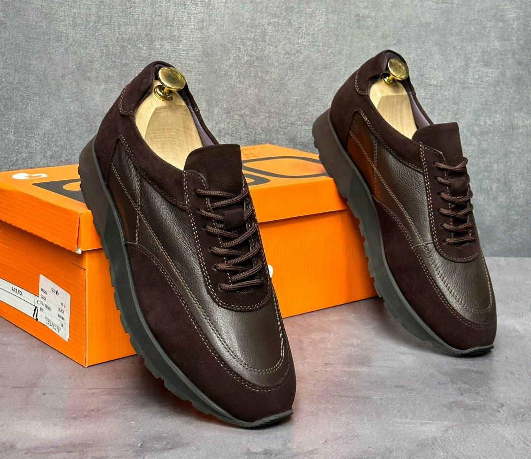 мужские кроссовки,мужские кроссовки из натуральной кожи,коричневые кроссовки,мужские кожаные кроссовки,