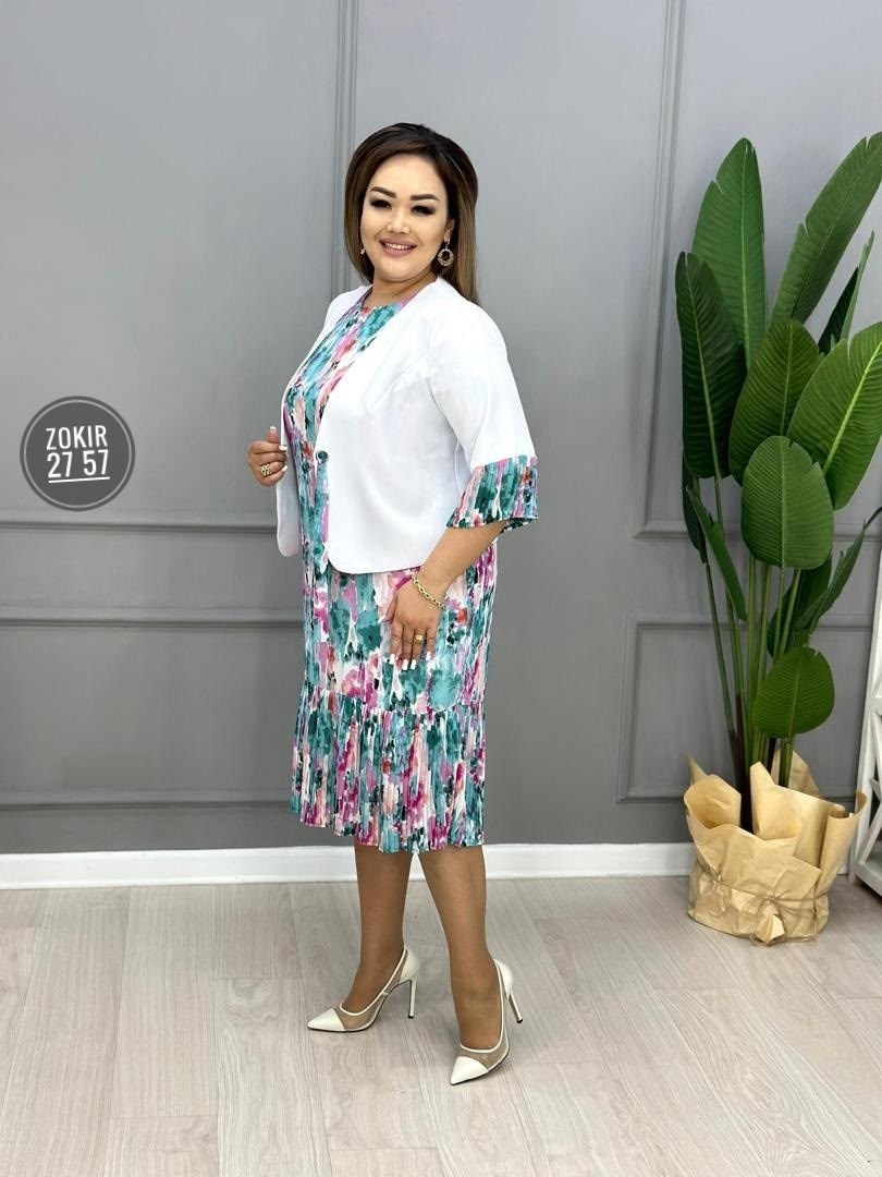 костюм платье с жакетом,костюм с юбкой женский,женские костюмы больших размеров,платье претти василек,костюм двойка женская