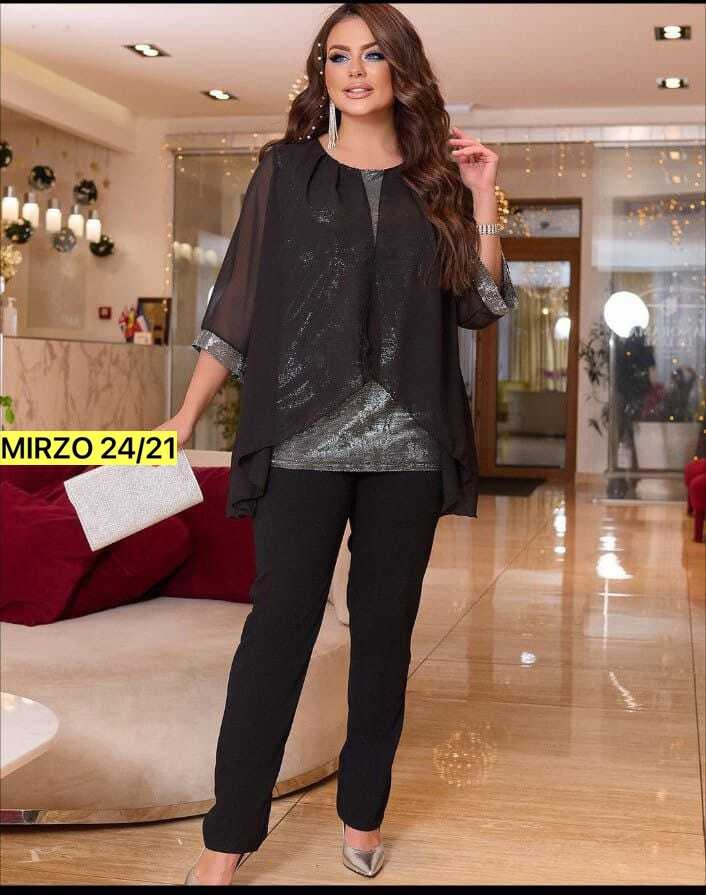 брючный костюм,женский вечерний костюм с брюками больших размеров,нарядный брючный костюм,женский брючный костюм,костюм брючный с шифоновой накидкой