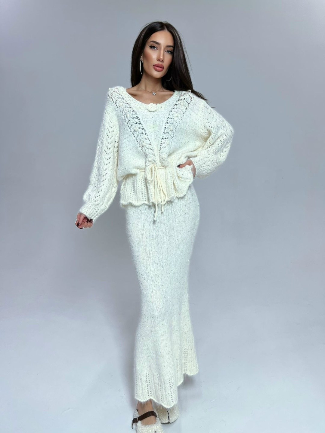 вязаные костюмы,костюм с юбкой вязаный,костюмчик,костюм с юбкой,женский костюм