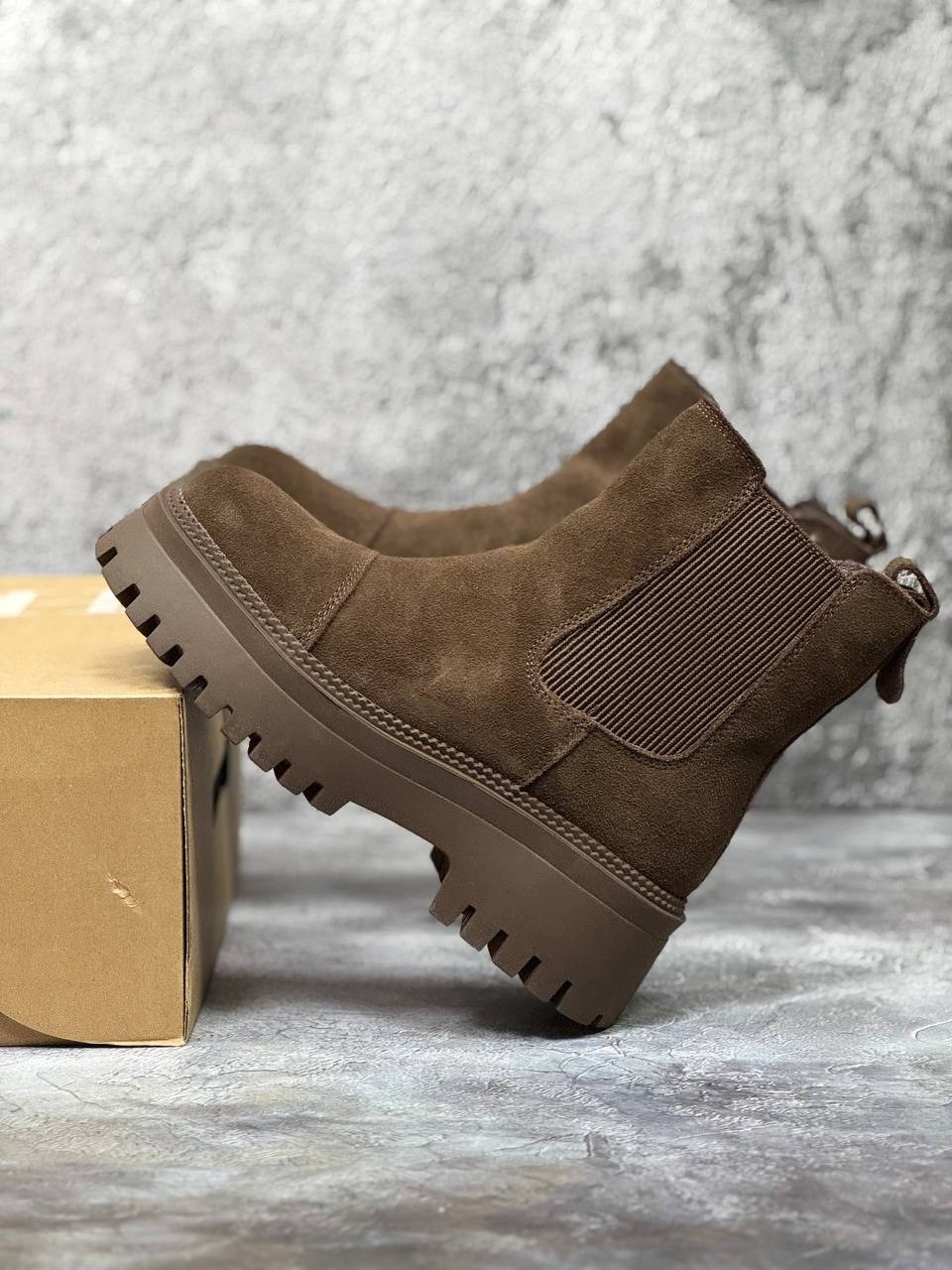 ,женские ботинки челси,ботинки челси reversal размер 40 коричневый,ботинки женские,замшевые ботинки демисезонные челси на платформе katyshev s