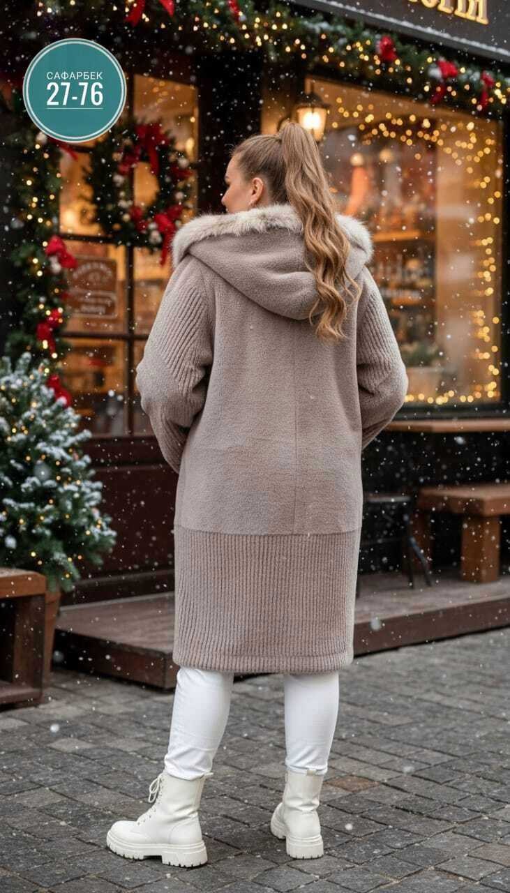 комбинированное пальто,зимнее пальто женское,зимняя дубленка,кардиган альпака,дубленка женская