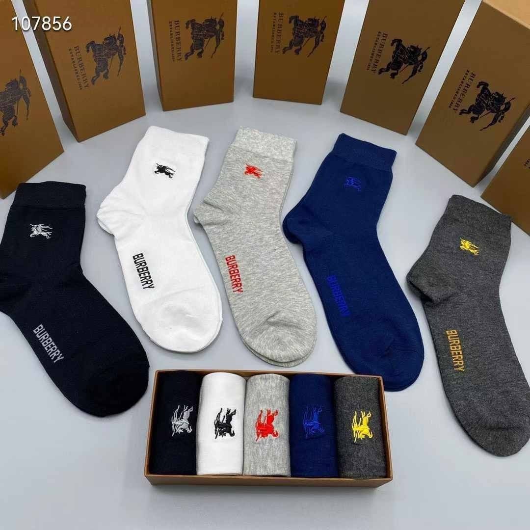 комплект носки мужские,носки мужские,мужские носки 5 пар,носки burberry,комплект носков burberry