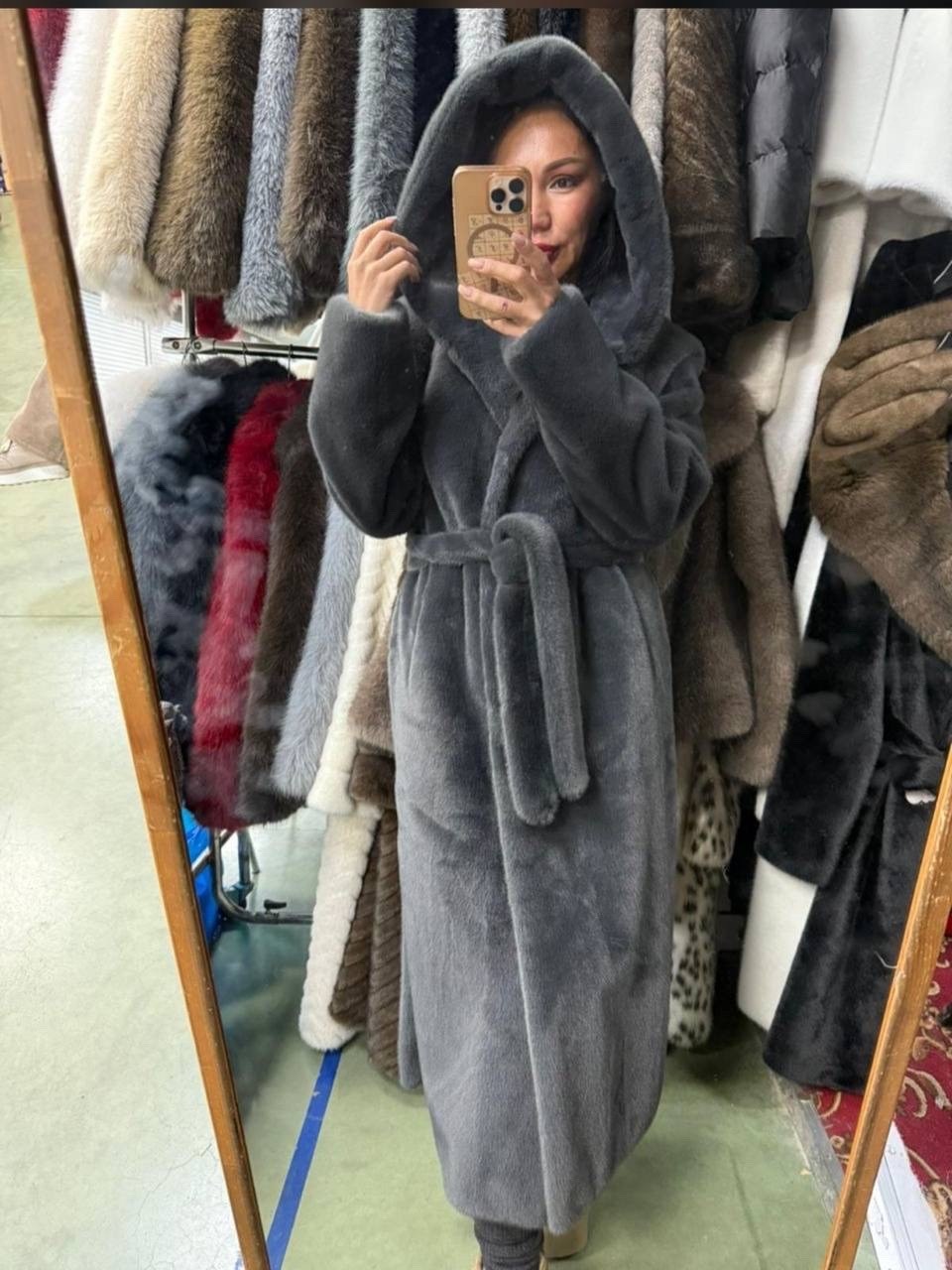 шуба искусственная под норку,шуба эко мех под норка с капюшоном,шуба норка,шуба искусственная под норку с капюшоном,эко шубка люкс под норку с капюшоном