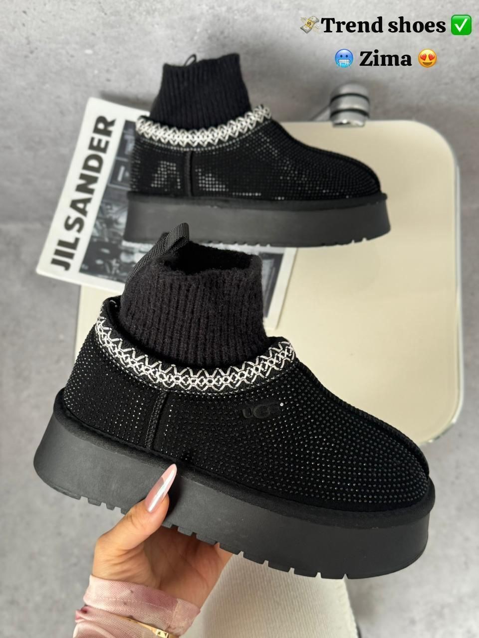 угги женские,,угги зимние на платформе, женская,угги