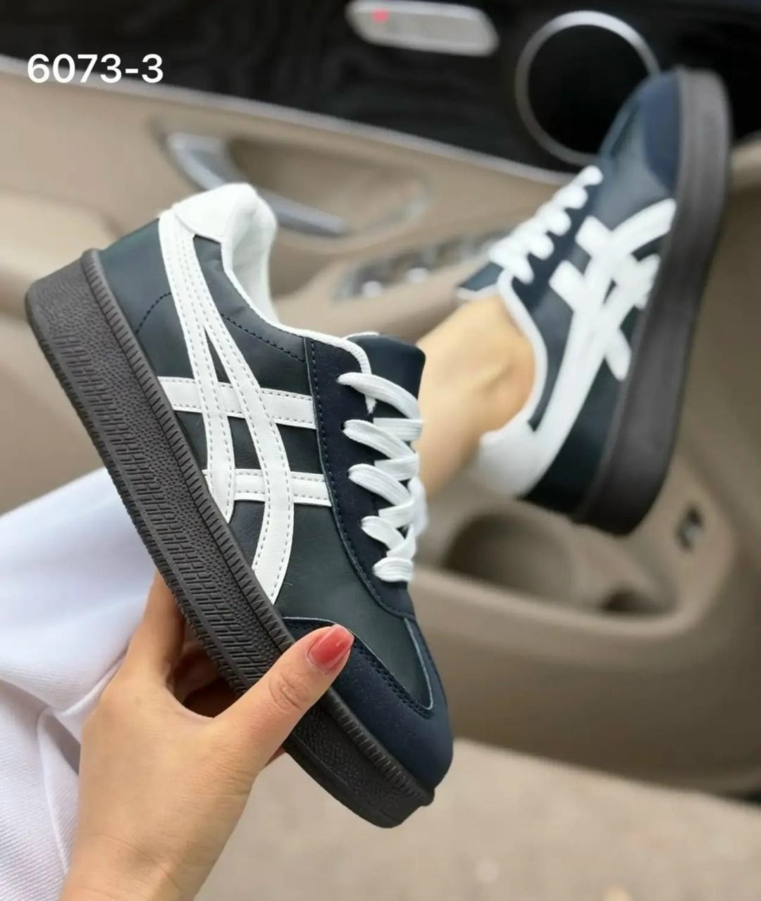 кроссовки asics,,женские кроссовки,кеды мужские asics classic ct black/white, спортивная