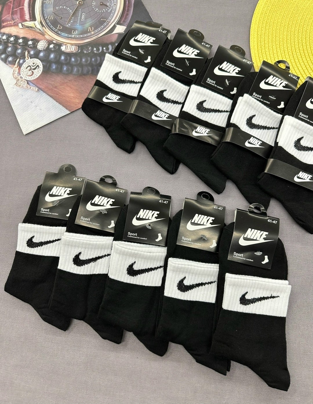 носки мужские 10 пар,носки мужские,носки мужские 10 пар nike,носки средние хлопковые набор 5 пар nike,комплект носки мужские