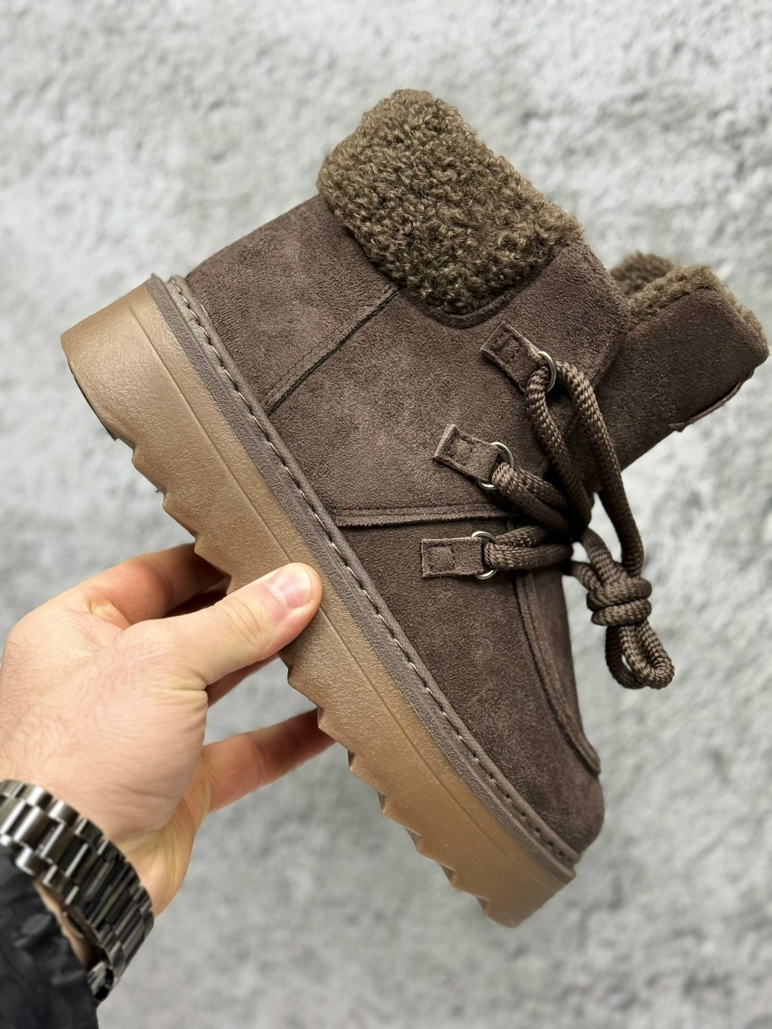 ,женские угги, женская,женские зимние ботинки из коровьей замши на платформе,зимняя женская