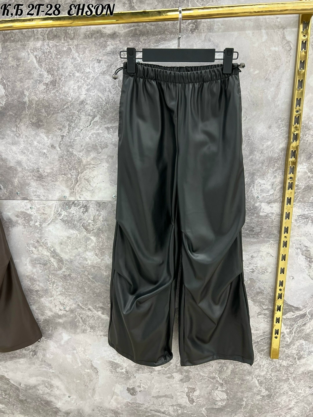 брюки палаццо экокожа,брюки классические,кожаные штаны,брюки женские,повседневные брюки
