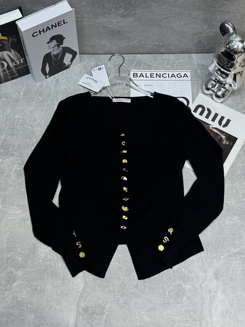 кардиган balmain черный,жакет balmain,женская кофта,укороченный кардиган balmain,кофта с пуговицами