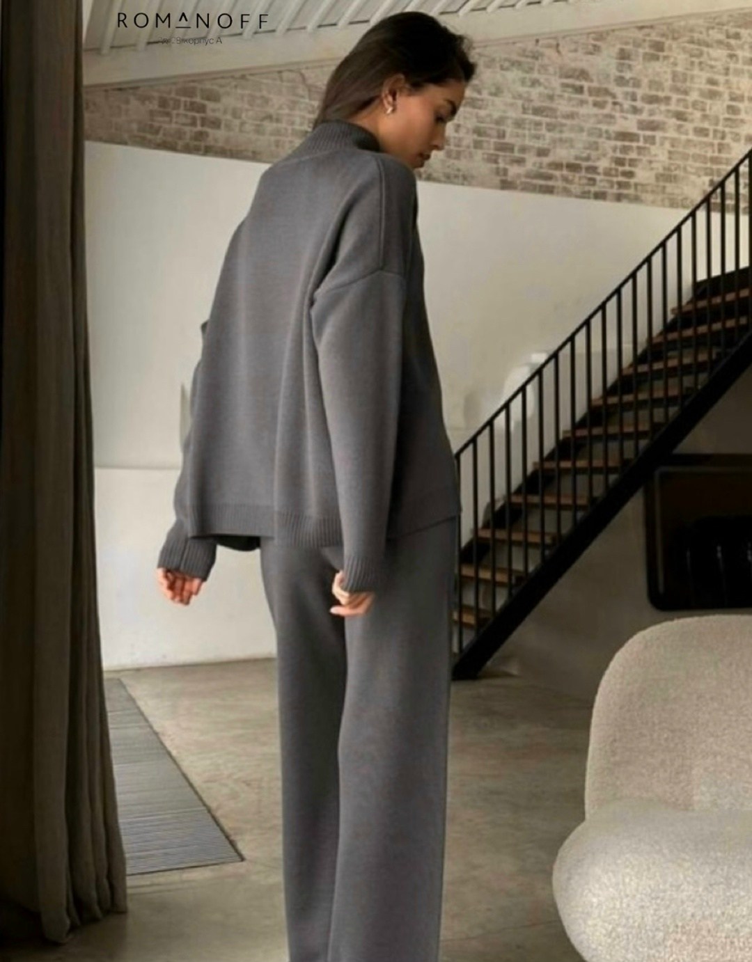 костюм трикотажный с брюками micioha 255410324,костюм трикотажный теплый с брюками micioha 255410324,костюм двойка кашемир,костюм трикотажный с брюками micioha,костюм трикотажный с брюками micioha 275