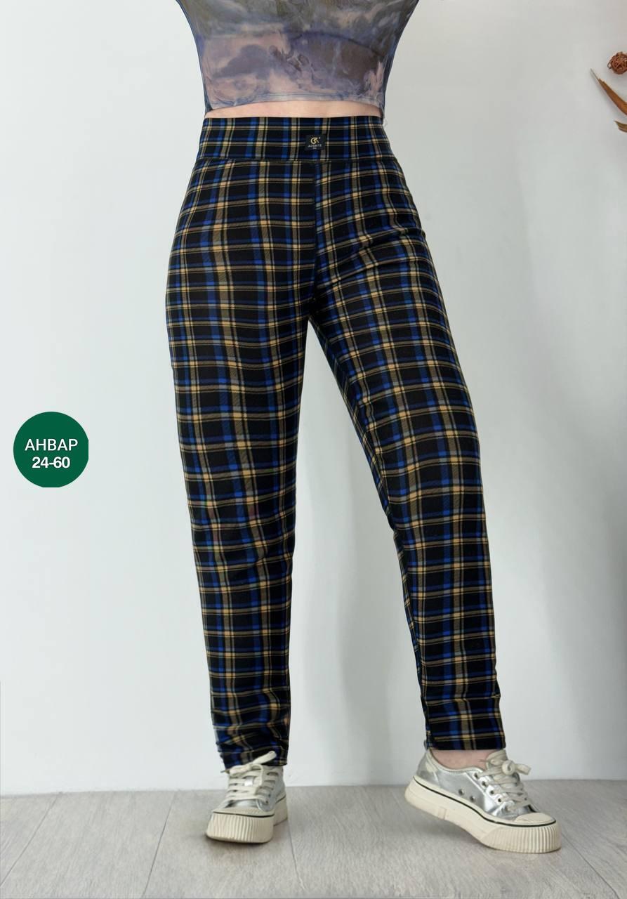 брюки в клетку,брюки в клетку женские,женские брюки,брюки утеплённые в клетку,штаны в клетку
