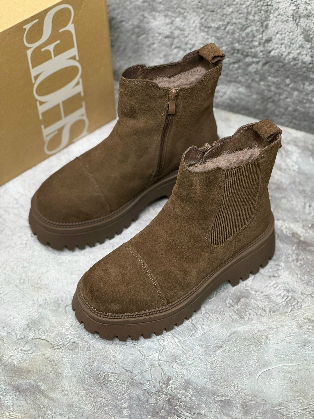 ,ботинки челси,замшевые ботинки,женские ботинки челси,ботинки челси reversal размер 37 зеленый хаки коричневый