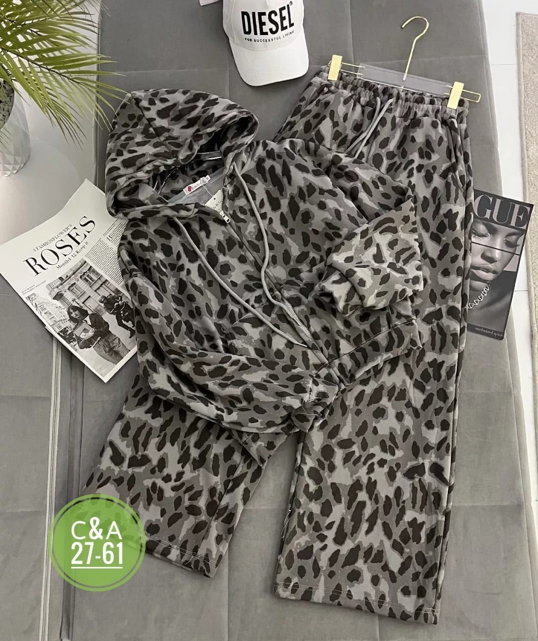 спортивный костюм женский теплый брючный осенний леопардовый majiko,спортивный костюм женский теплый леопардовый majiko,костюм брючный леопардовый принт karim benjama,спортивный костюм теплый леопардо