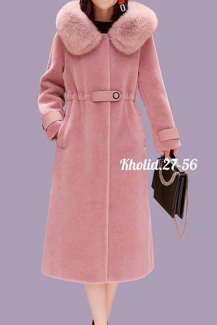 женское зимнее пальто,теплое пальто,пальто с воротником,шерстяное пальто,пальто с меховым воротником