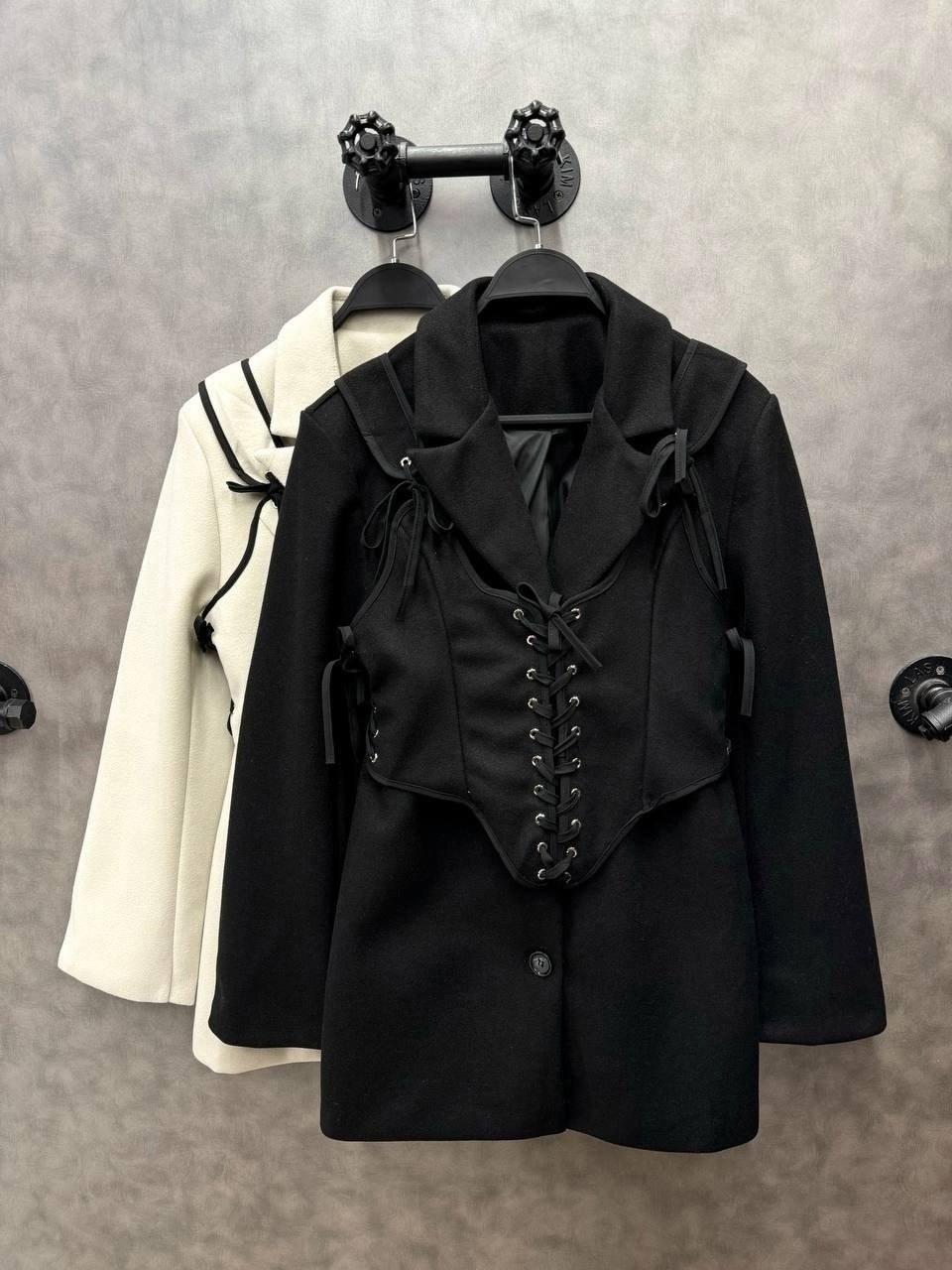 платье пиджак мини,комплект из двух предметов женское платье пальто средней длины,платье-пиджак lunar,платье пиджак с корсетом daichi brand,костюм женский