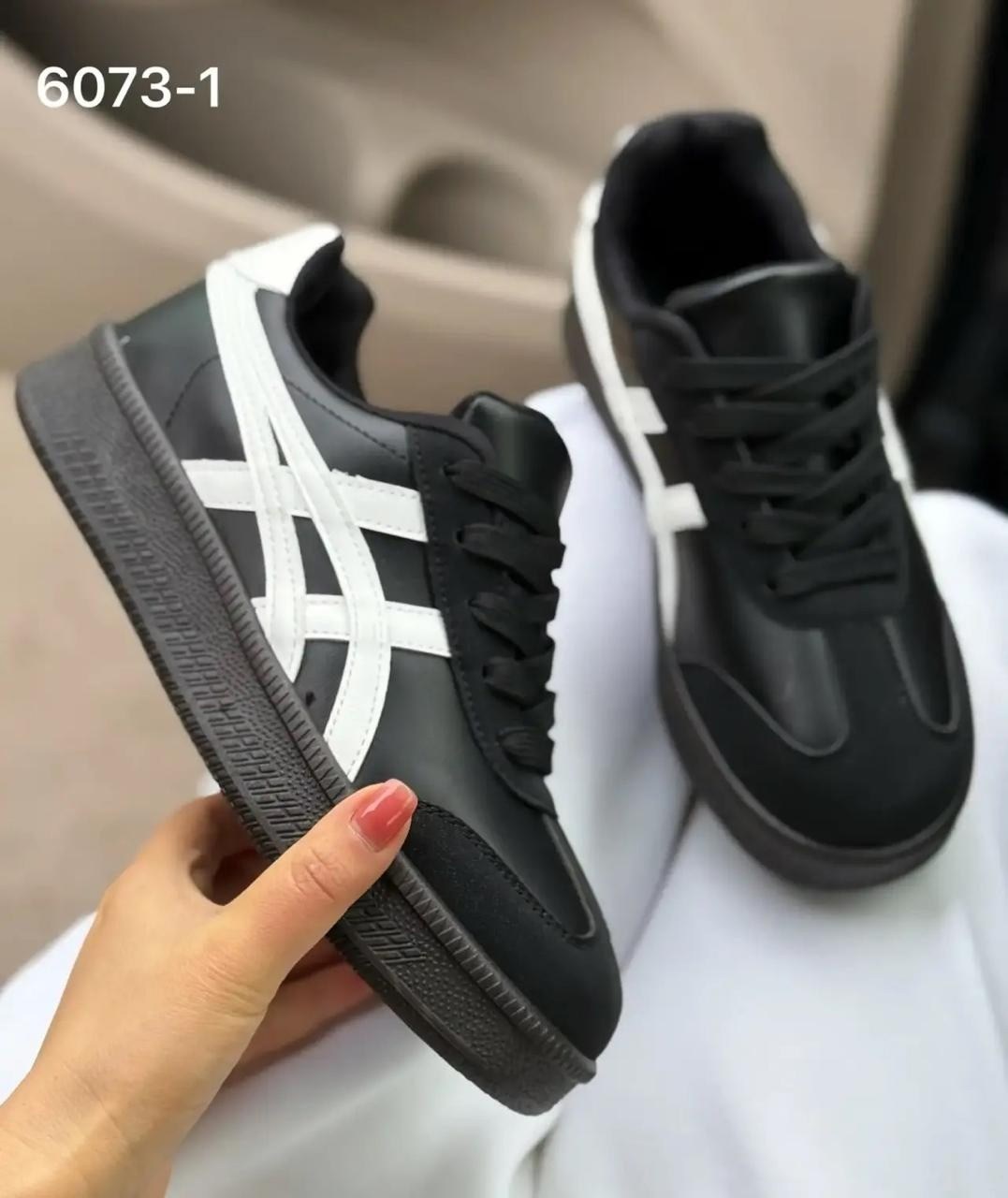 кроссовки asics,,женские кроссовки,кеды мужские asics classic ct black/white, спортивная