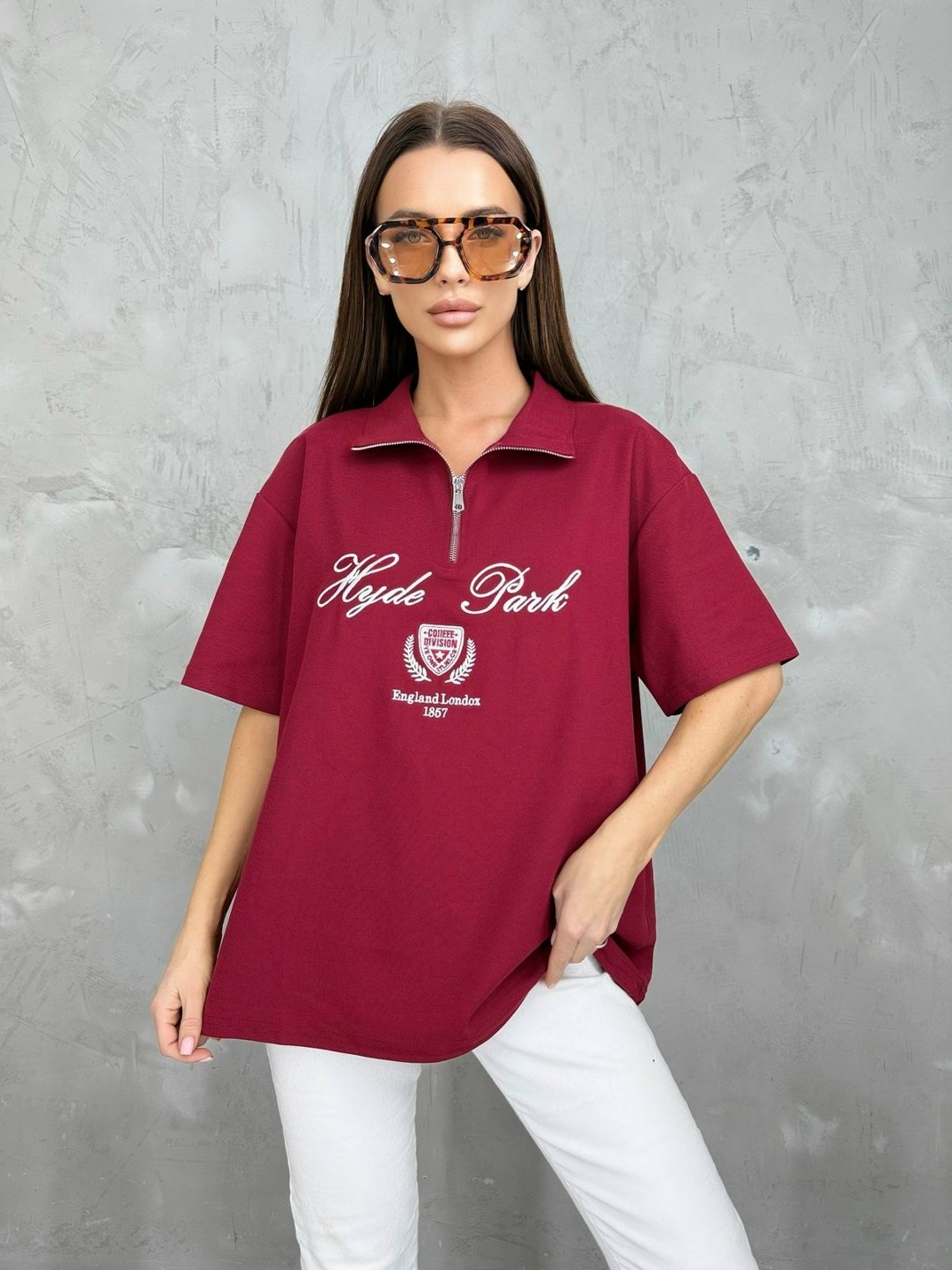 женская футболка,футболка оверсайз с,футболка с замком,женская футболка поло,футболка