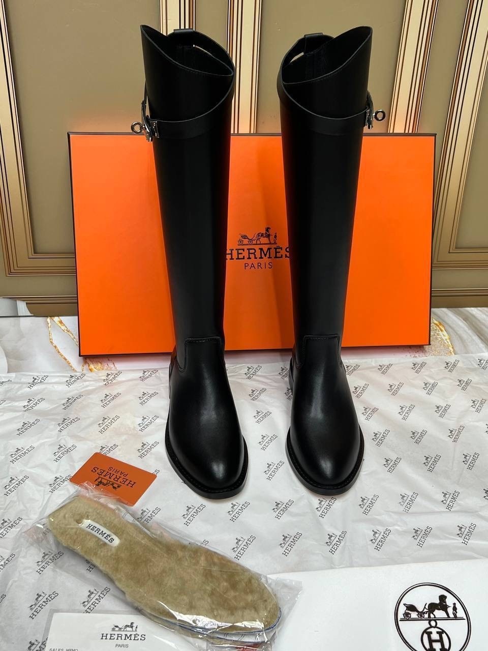 сапоги hermes жокейские,сапоги hermes,сапоги эрмес,сапоги женские hermes,сапоги hermes женские кожаные чёрного цвета