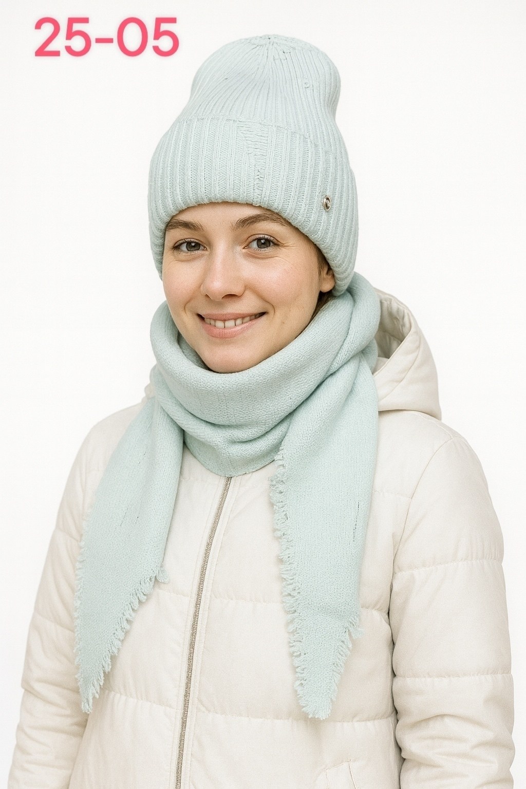 комплект шапка шарф,комплект шапки,шапка с шарфом,комплект шапка и шарф цвета пыльной розы,комплект шапка и шарф зимний