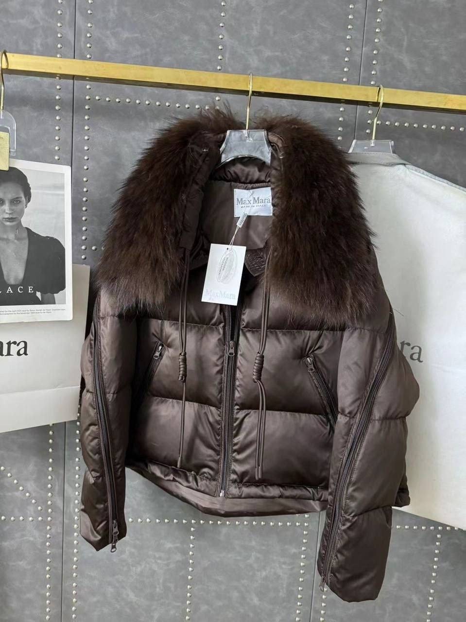 зимняя куртка-пуховик,пуховик с натуральным мехом,пуховик женский,короткий пуховик,пуховик