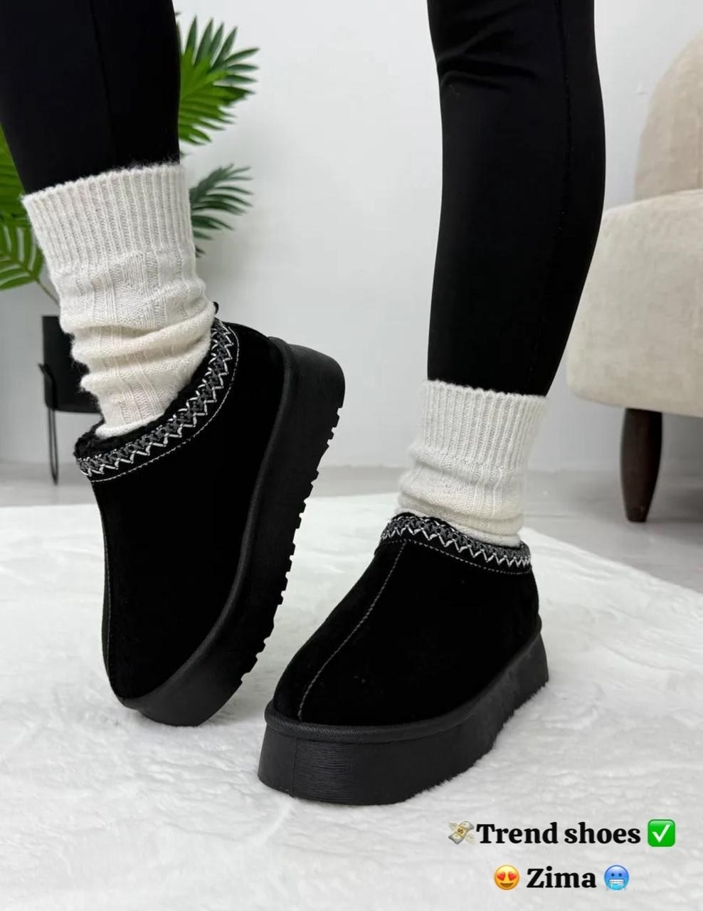 угги женские,,женская ,тапочки на платформе,зимняя женская