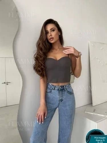топ женский,женский топ на бретелях,бюстье,базовый топ,модная