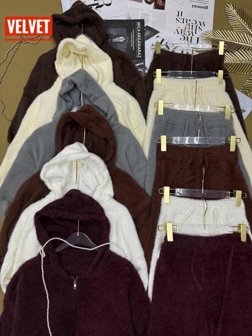 костюм на молнии вельветовый 2 в 1 оверсайз kod 312,велюровый костюм женский,костюм велюровый,женский костюм,флисовый костюм