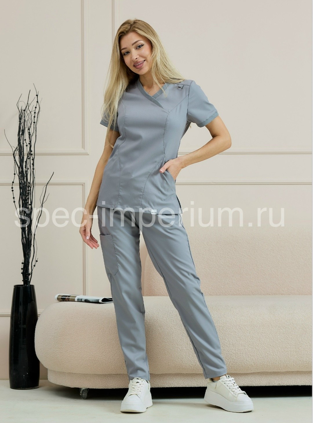 медицинский костюм женский медицинская одежда,женский медицинский костюм,костюм медицинский,стильный медицинский костюм,костюм медицинский соломея серый